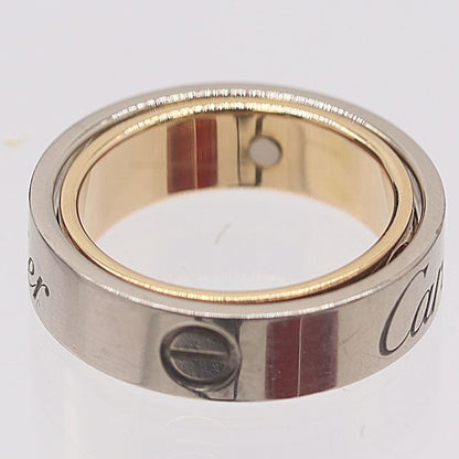 Cartier Certificate Cles Love Ring 18k White Gold Wg 51 Ako Mst Abc — view 3