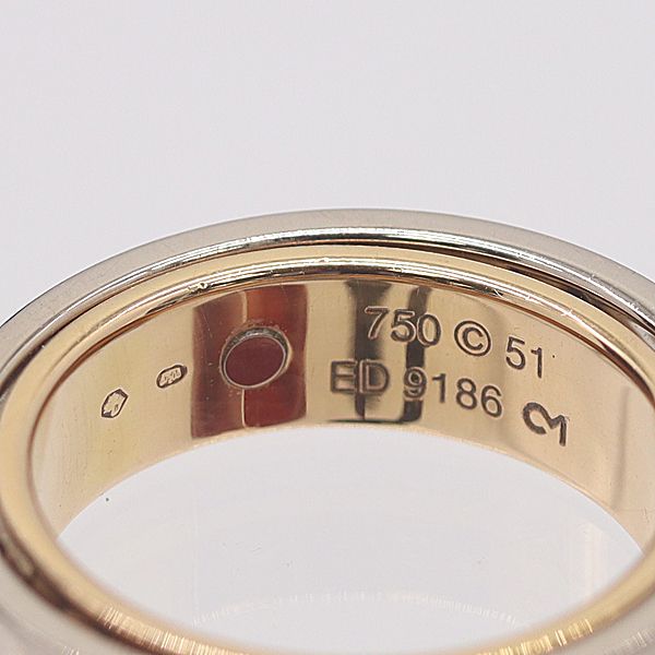 Cartier Certificate Cles Love Ring 18k White Gold Wg 51 Ako Mst Abc — view 4