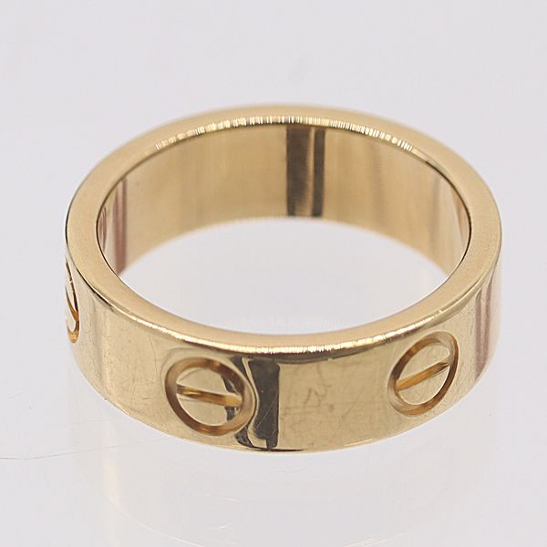 Cartier Love Ring 750 Gold YG 50 Ako Mst Abc — view 2