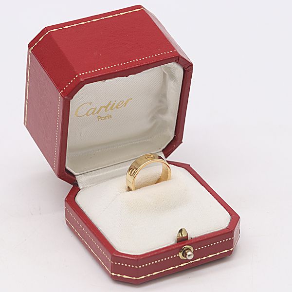 Cartier Love Ring 750 Gold YG 50 Ako Mst Abc