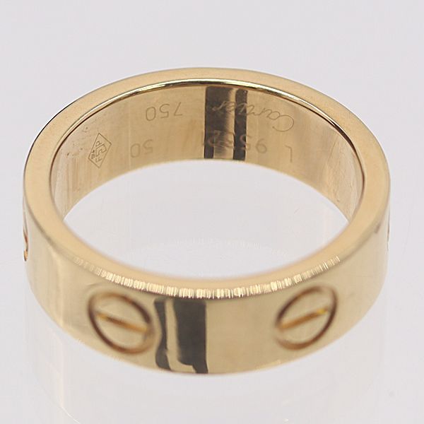 Cartier Love Ring 750 Gold YG 50 Ako Mst Abc — view 4