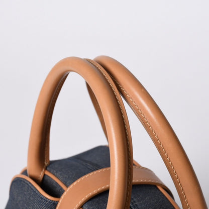 Dior Denim Fabric Handbag Navy Blue — view 7