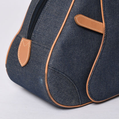 Dior Denim Fabric Handbag Navy Blue — view 5