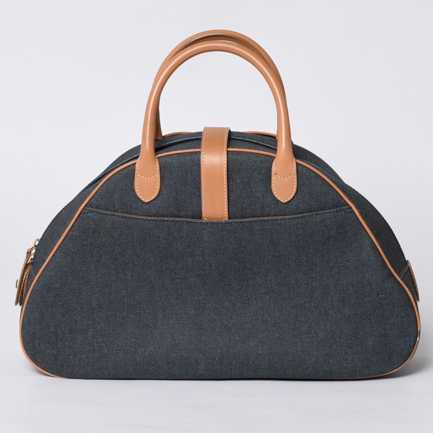 Dior Denim Fabric Handbag Navy Blue — view 2