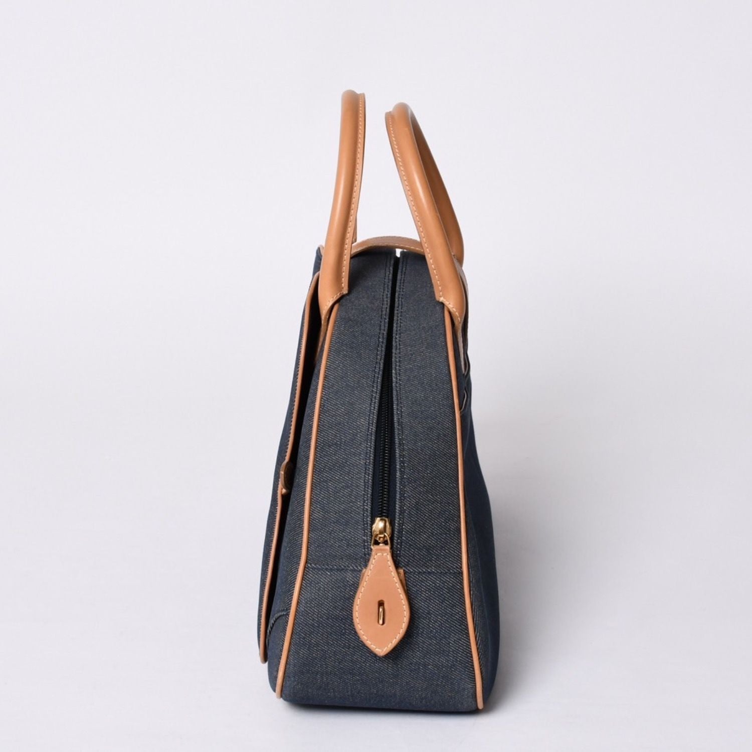 Dior Denim Fabric Handbag Navy Blue — view 4