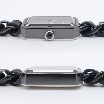 Chanel Premier Rock Watch Triple Tour SS Black Quartz — view 5