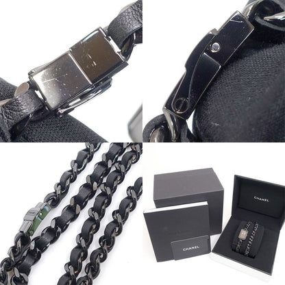 Chanel Premier Rock Watch Triple Tour SS Black Quartz — view 8