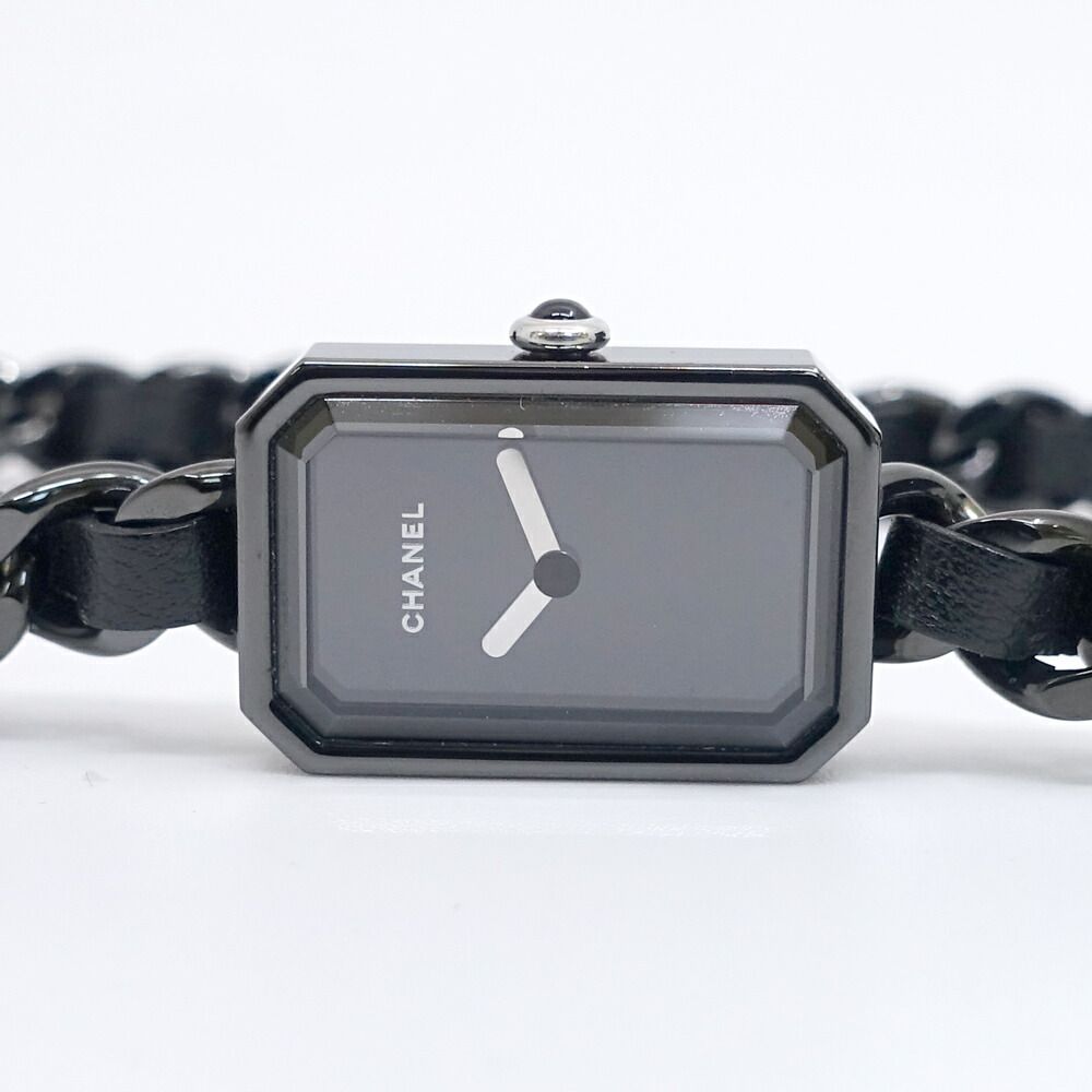 Chanel Premier Rock Watch Triple Tour SS Black Quartz — view 3