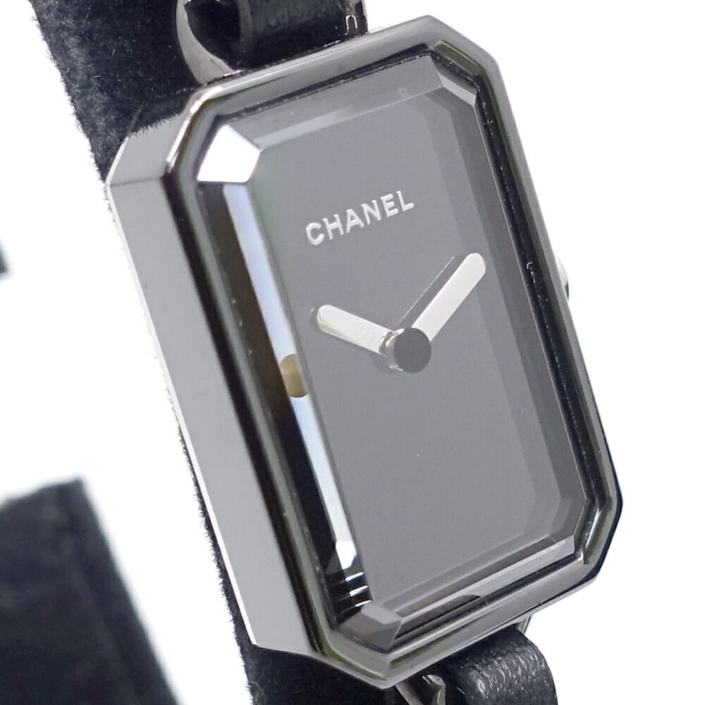 Chanel Premier Rock Watch Triple Tour SS Black Quartz — view 2