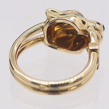 Cartier Panthere de Diamond Tsavorite Ring 750 50 Ako Mst Abc — view 2