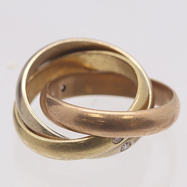 Cartier Trinity Diamond Ring 750 Ako — view 3