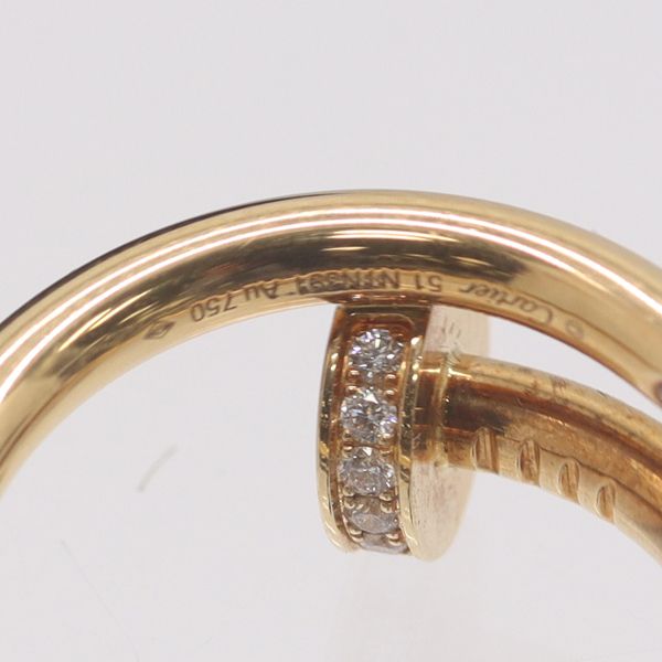 Cartier Juste Un Clou Diamond Ring Gold 750 51 Ako Mst Abc — view 3