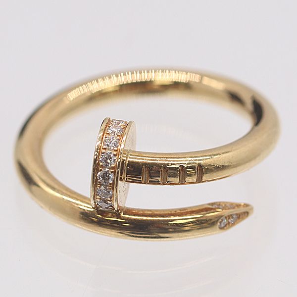 Cartier Juste Un Clou Diamond Ring Gold 750 51 Ako Mst Abc
