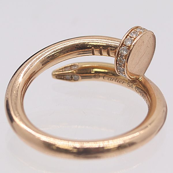 Cartier Juste Un Clou Diamond Ring 750 54 Ako Mst Abc — view 3