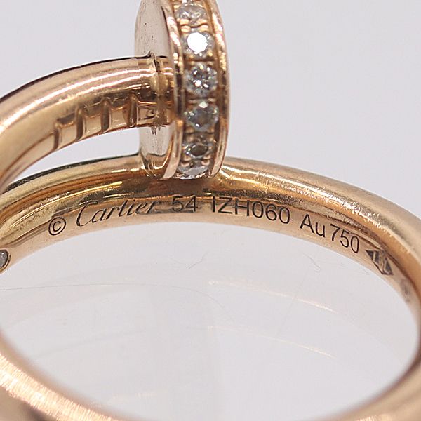 Cartier Juste Un Clou Diamond Ring 750 54 Ako Mst Abc — view 4