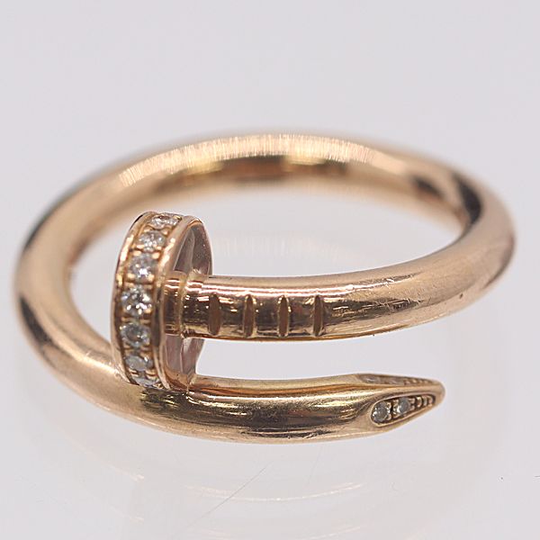Cartier Juste Un Clou Diamond Ring 750 54 Ako Mst Abc — view 2