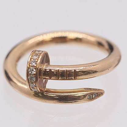 Cartier Juste Un Clou Diamond Ring 750 54 Ako Mst Abc — view 2