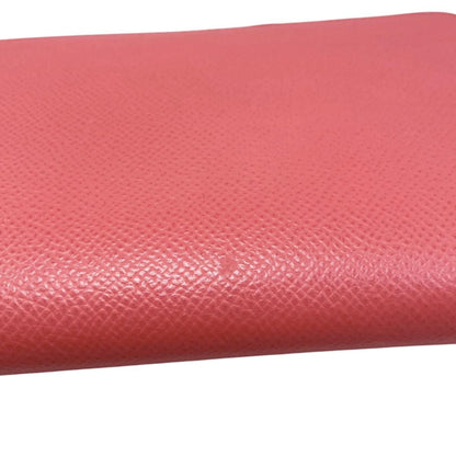 Hermes Wallet Azap Silk in Long Veau Pink Yellow Silver — view 5