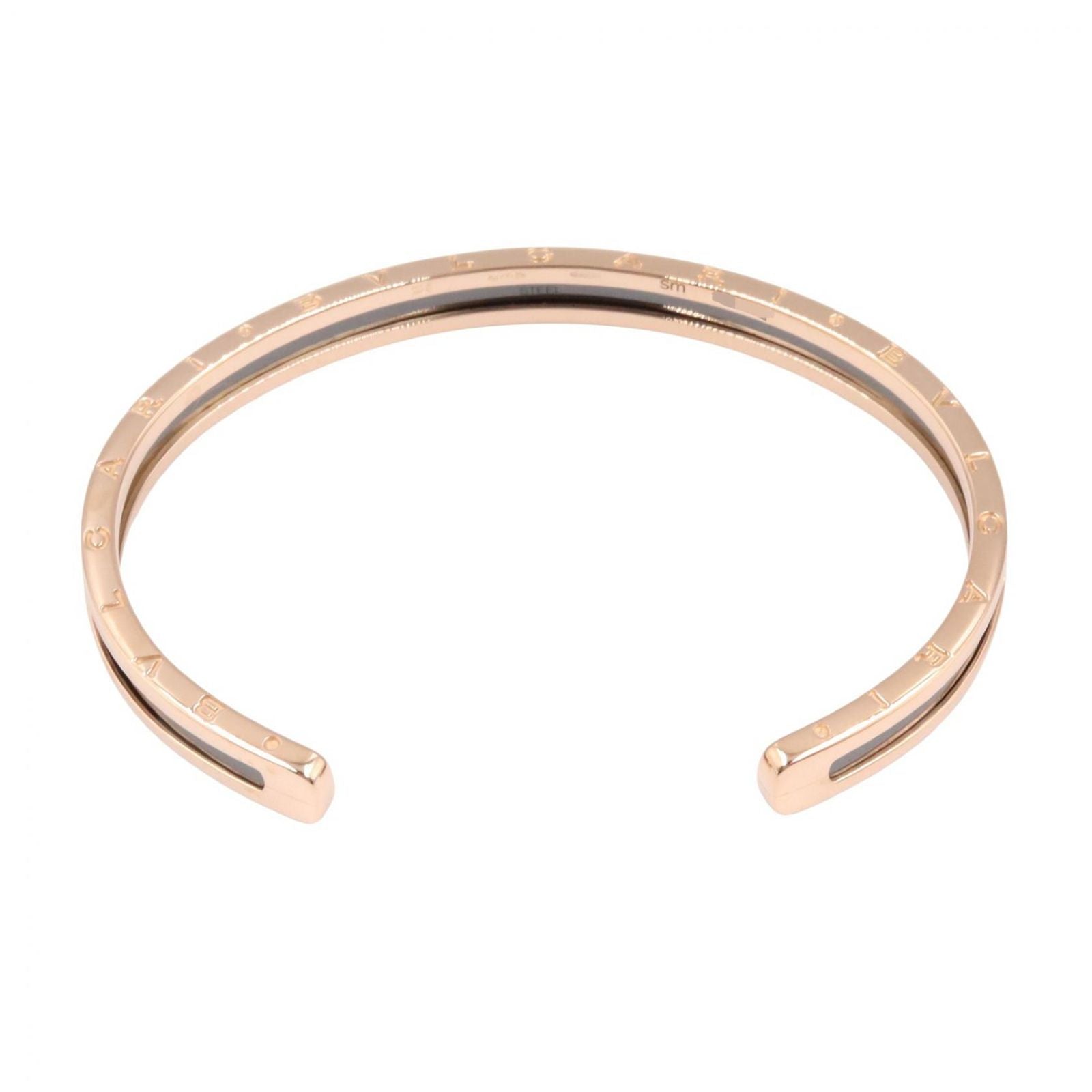 Bvlgari Bracelet B-zero One Ceramic SM 15.5 cm 18k Pink Gold — view 2