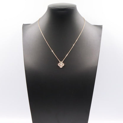 Van Cleef & Arpels Necklace Vintage Alhambra 37 41.5 cm 18k Pink Gold Diamond — view 6