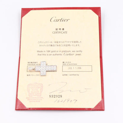 Cartier Pendant Top Cles Double Wall Diamond Top 18k White Gold — view 7