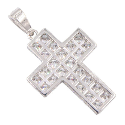 Cartier Pendant Top Cles Double Wall Diamond Top 18k White Gold — view 3