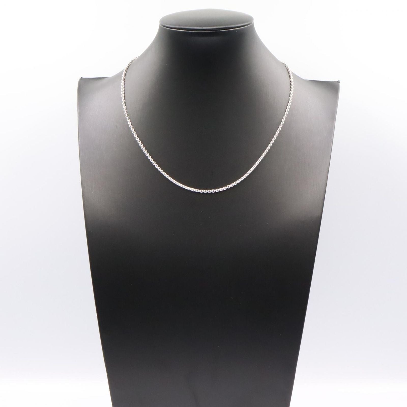 Cartier Necklace Chain 42 43 cm 18k White Gold — view 6