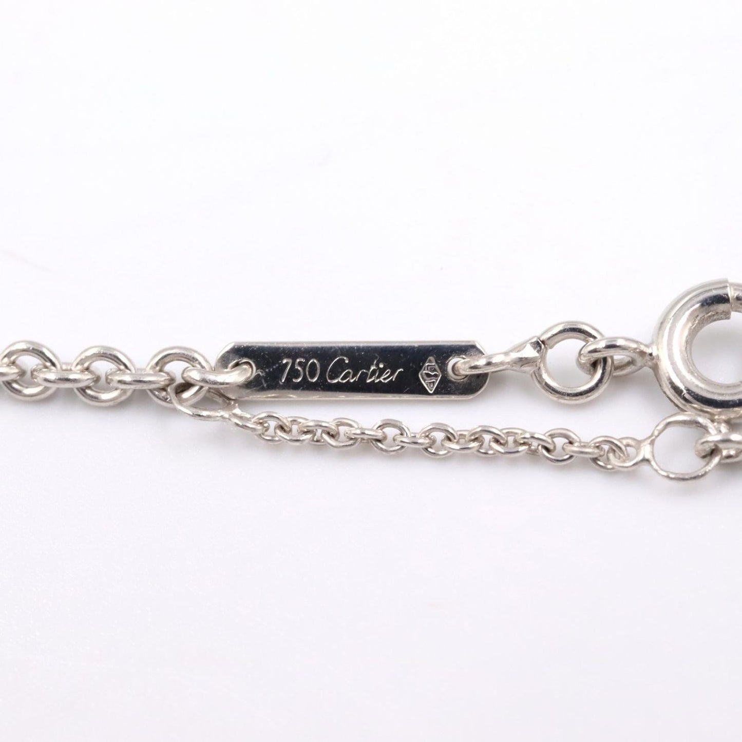 Cartier Necklace Chain 42 43 cm 18k White Gold — view 3
