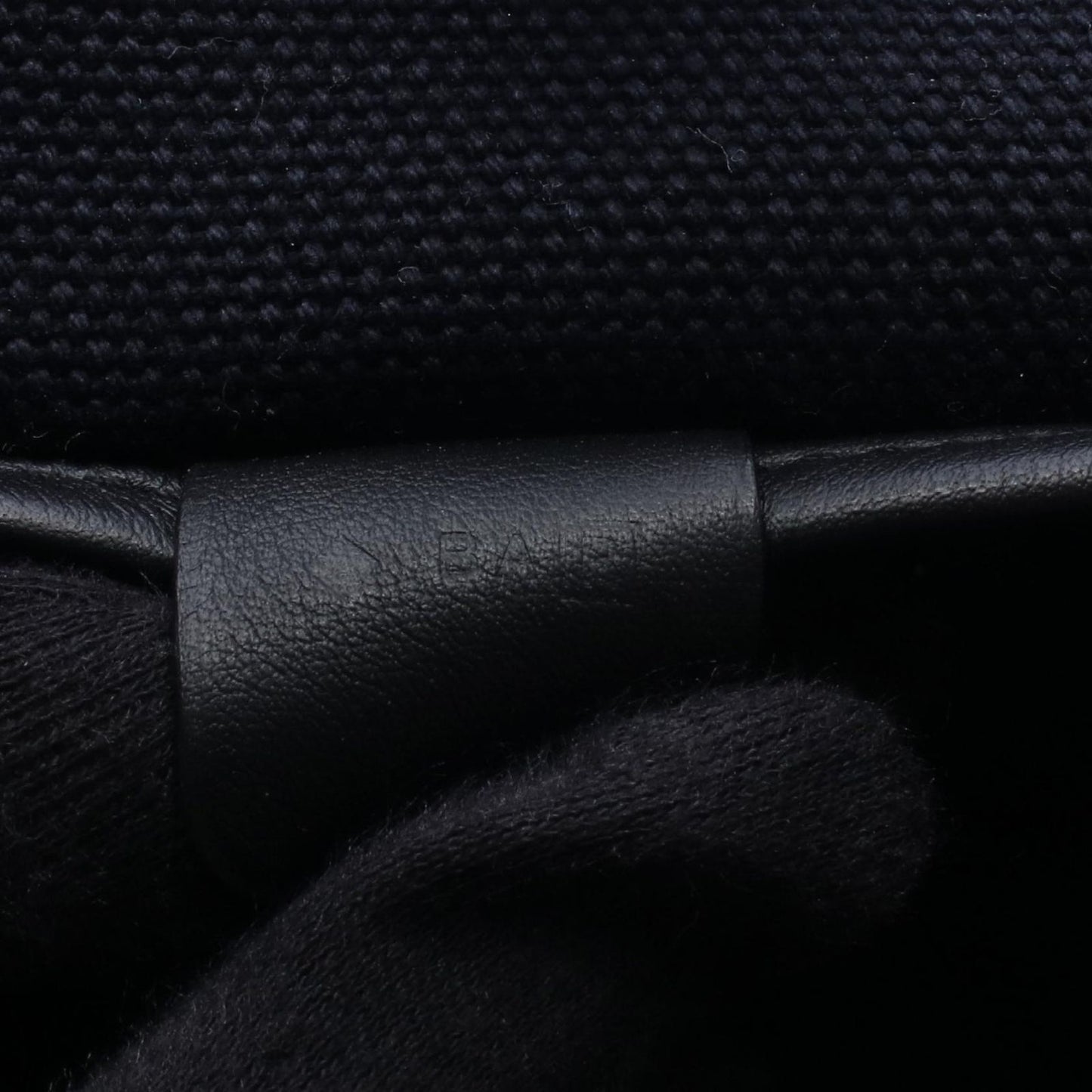 Hermes Tote Passpass 35 Marine Black Canvas Leather — view 5