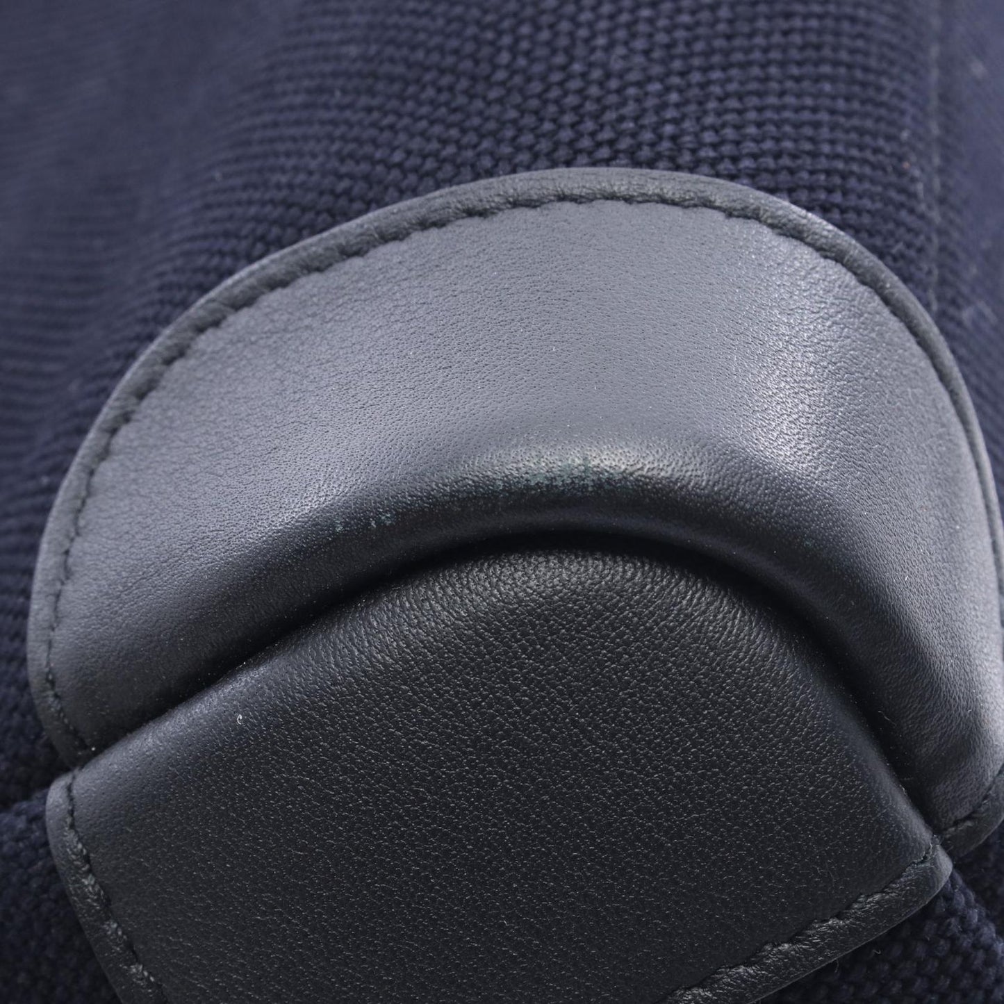 Hermes Tote Passpass 35 Marine Black Canvas Leather — view 7
