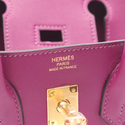 Hermes Handbag Birkin 25 Anemone Leather — view 4