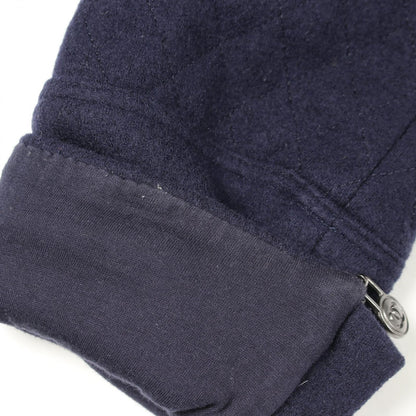 Chanel CC Logo Jacket Navy Wool — view 7