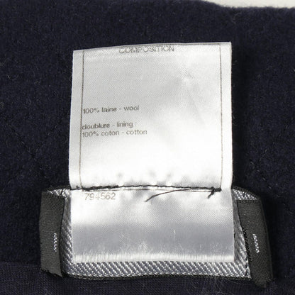 Chanel CC Logo Jacket Navy Wool — view 5
