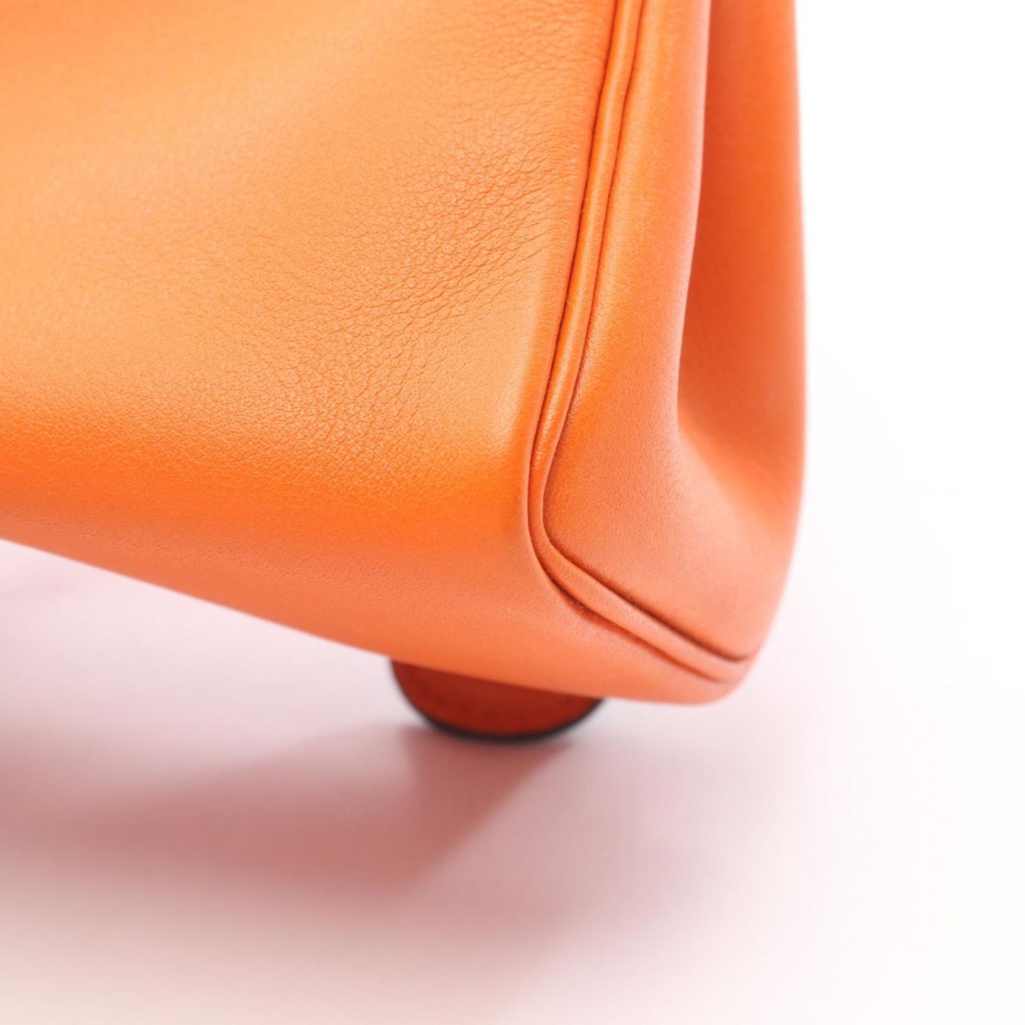 Hermes Handbag Tall le Orange Leather — view 6