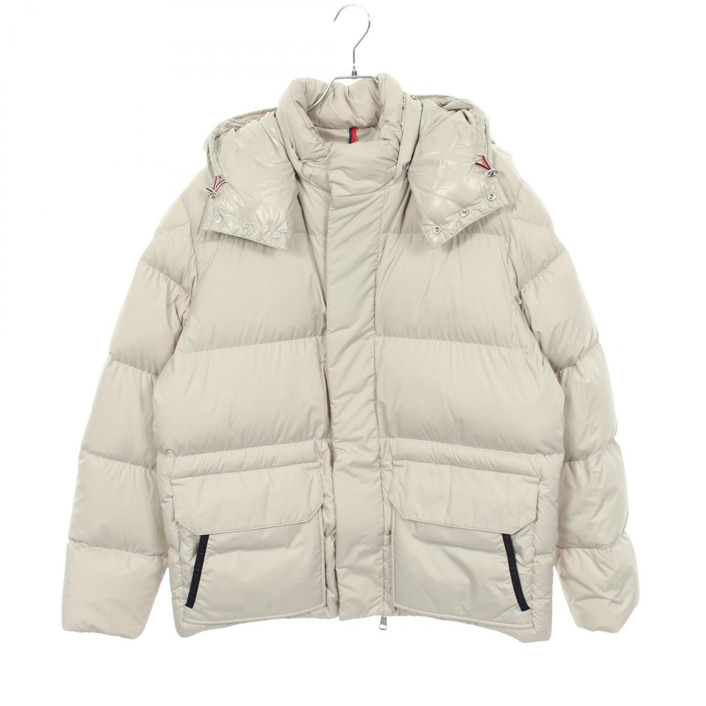 Moncler Down Jacket Glacier Beige Nylon