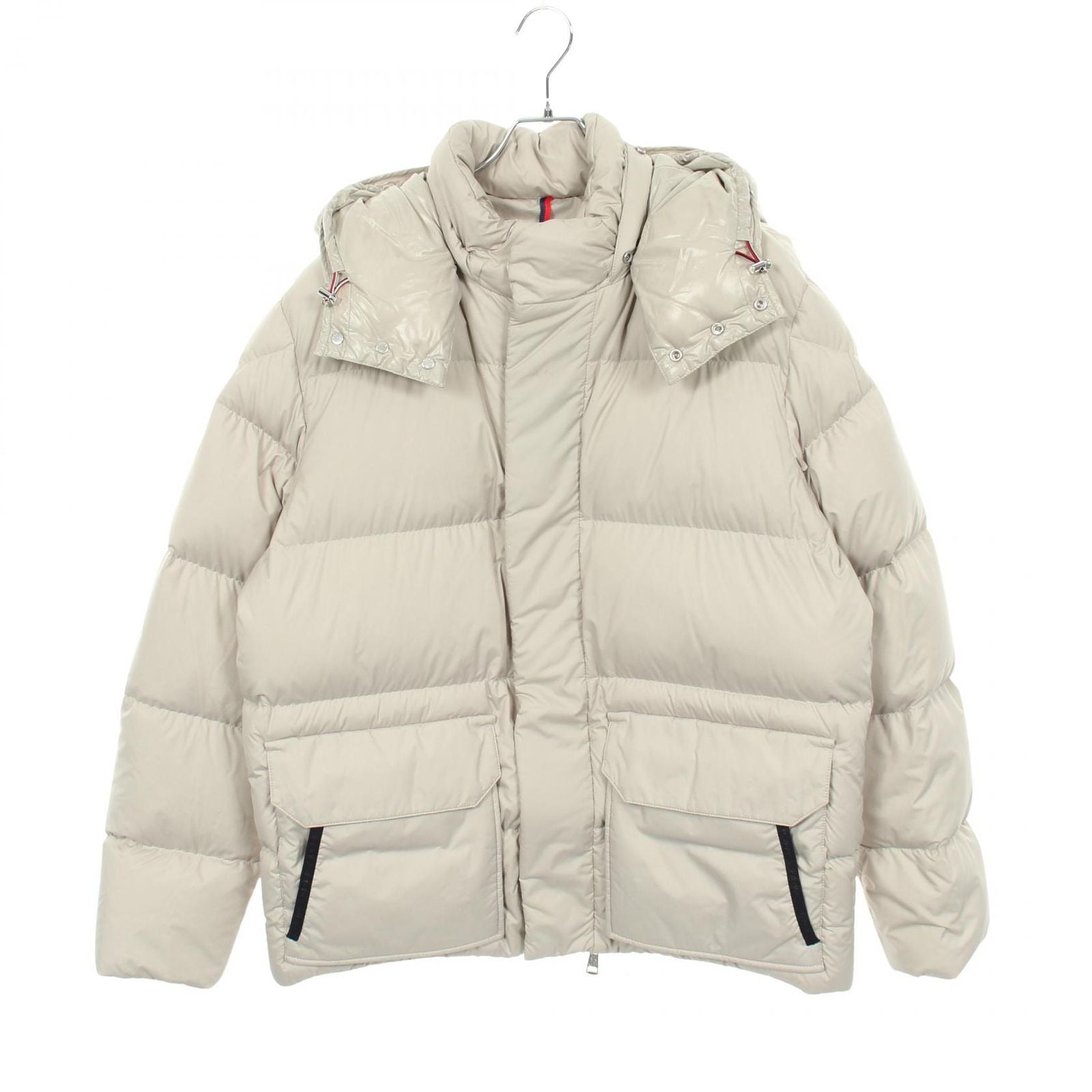 Moncler Down Jacket Glacier Beige Nylon