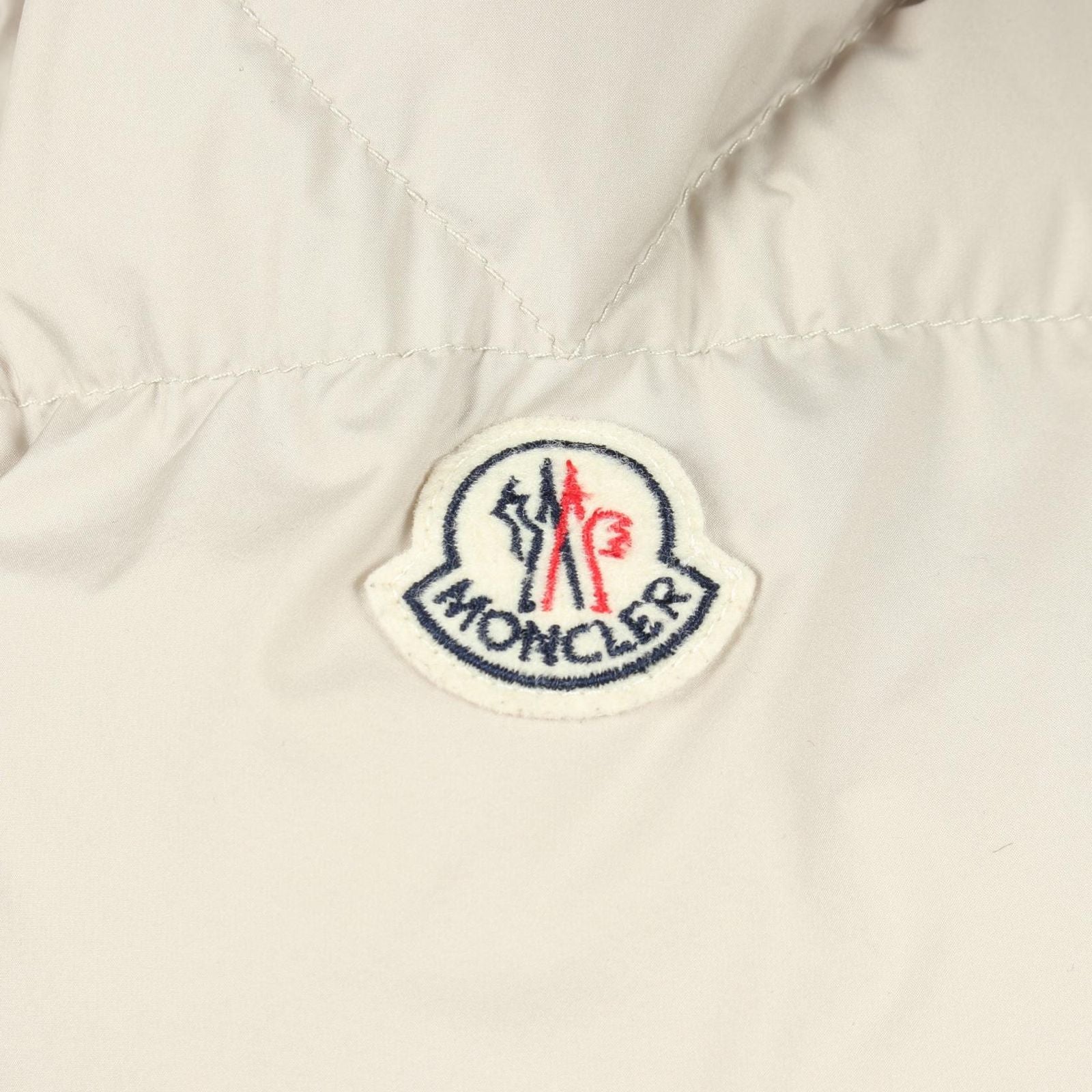 Moncler Down Jacket Glacier Beige Nylon — view 7