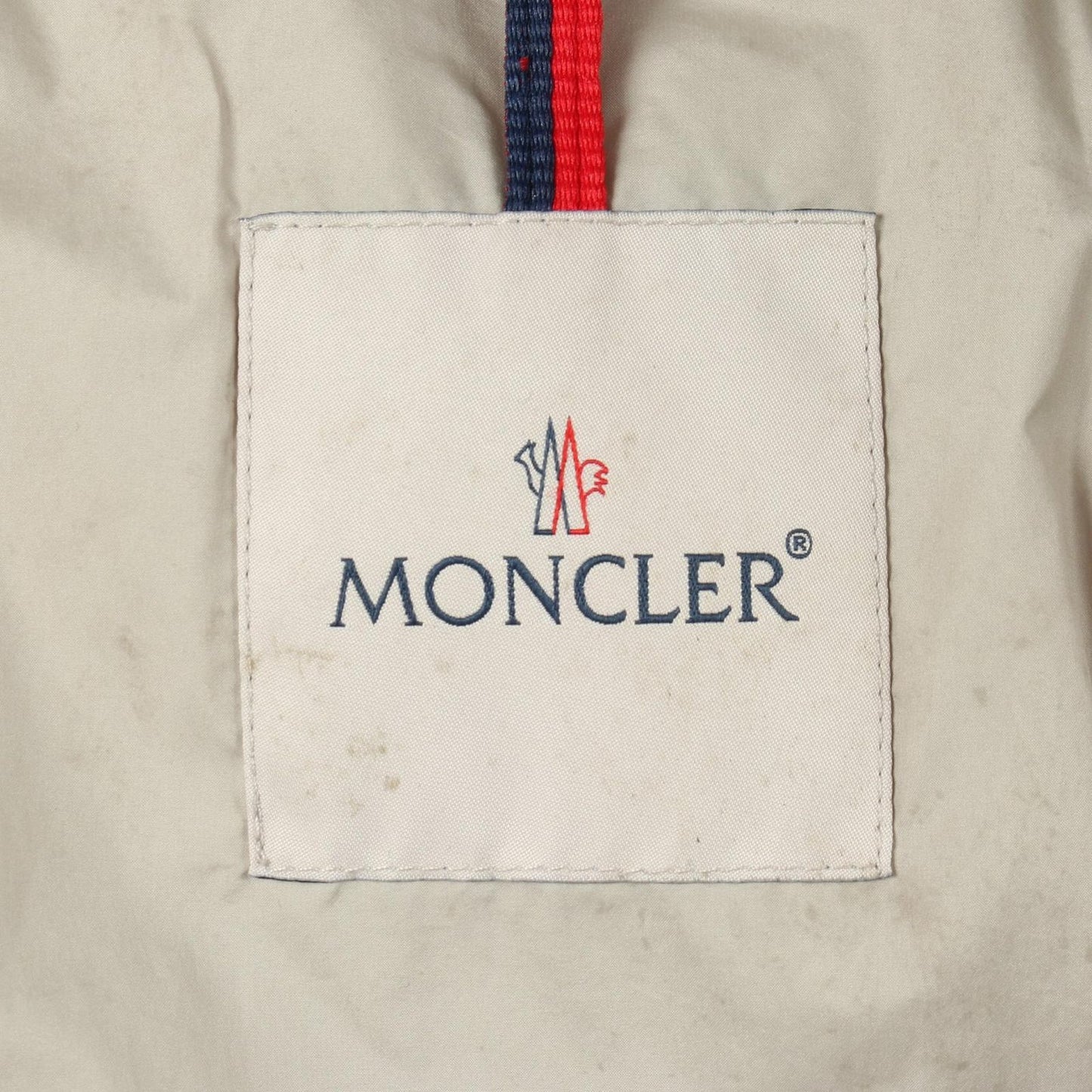 Moncler Down Jacket Glacier Beige Nylon — view 3