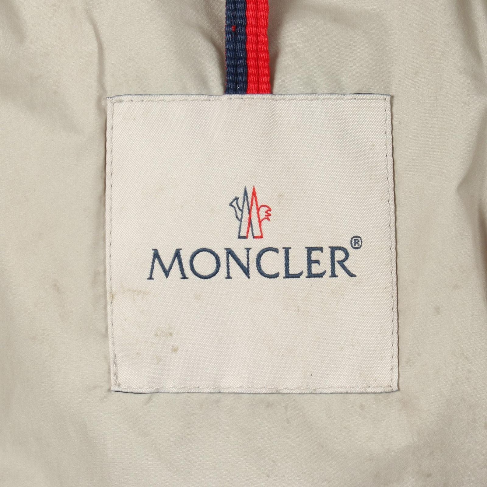 Moncler Down Jacket Glacier Beige Nylon — view 3