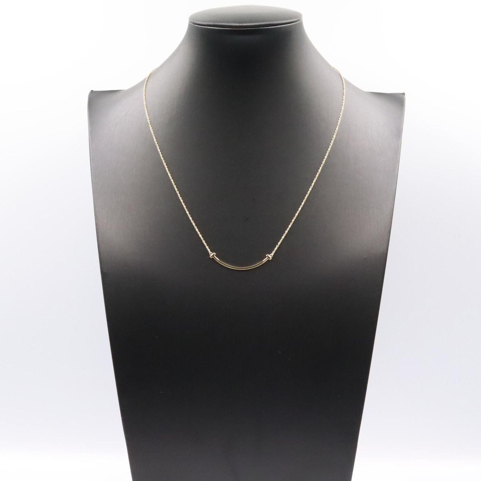 Tiffany & Co Necklace T Smile Small 40.5 45.5 cm 18k — view 7