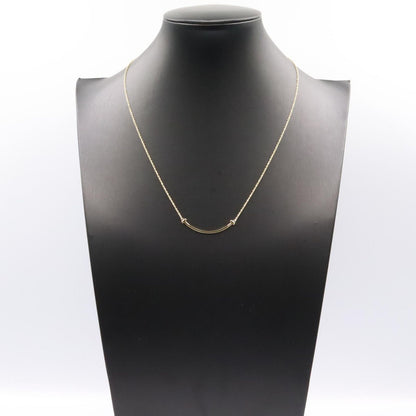Tiffany & Co Necklace T Smile Small 40.5 45.5 cm 18k — view 7