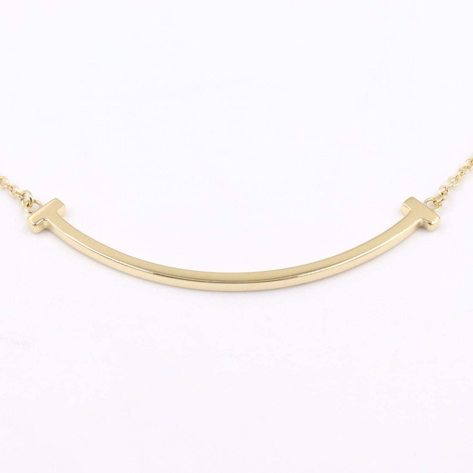 Tiffany & Co Necklace T Smile Small 40.5 45.5 cm 18k — view 6