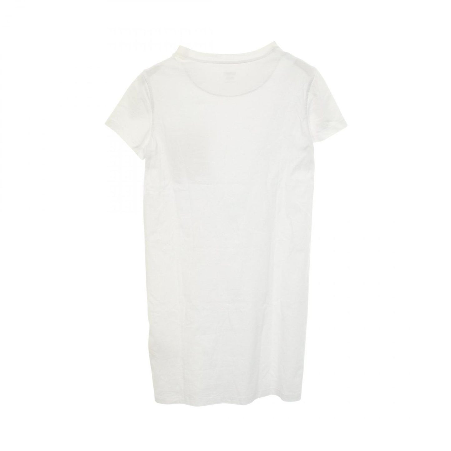 Hermes Dress Mosaic Embroidered Pocket Crew Neck Cotton — view 2
