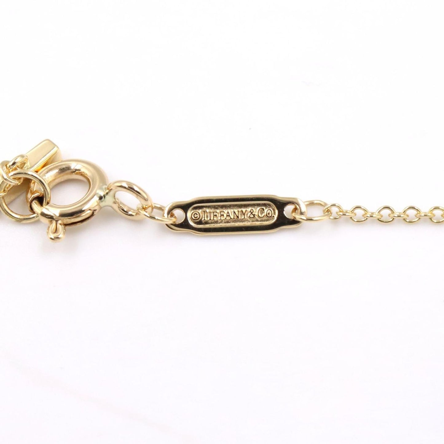 Tiffany & Co Necklace T Smile Mini Diamond 40.5 46 cm 18k — view 4