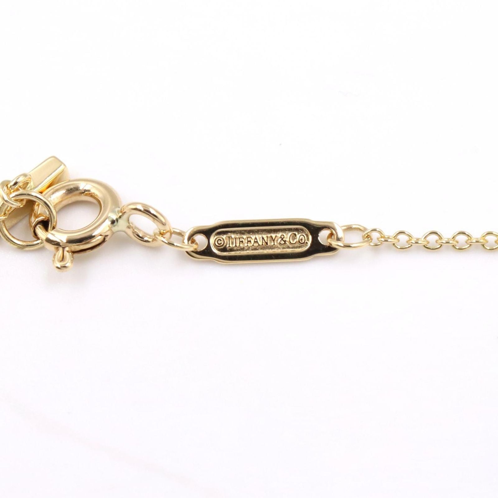 Tiffany & Co Necklace T Smile Mini Diamond 40.5 46 cm 18k — view 4