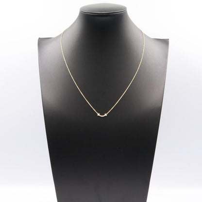 Tiffany & Co Necklace T Smile Mini Diamond 40.5 46 cm 18k — view 8