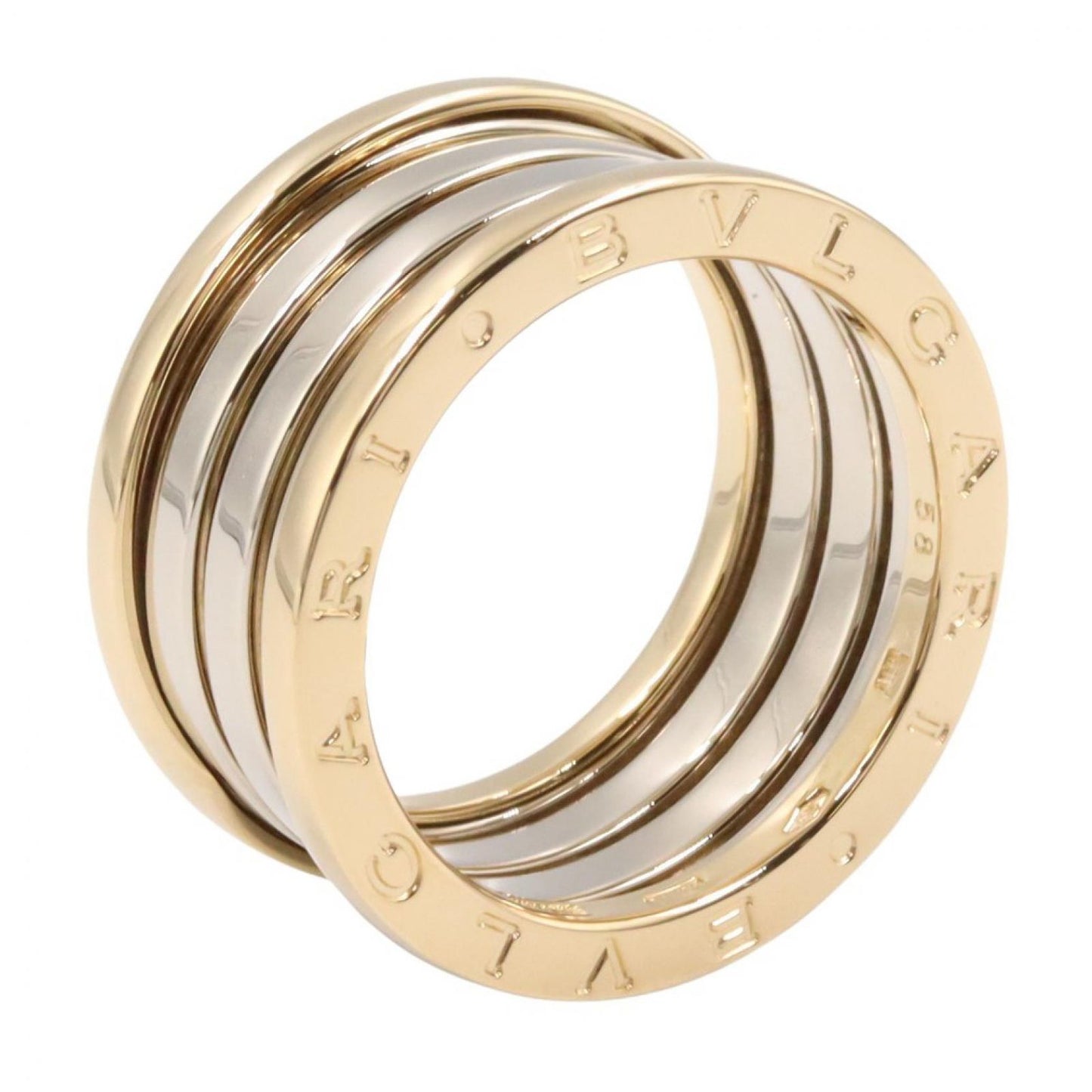 Bvlgari Ring B-zero One Bands 18k White Gold — view 3