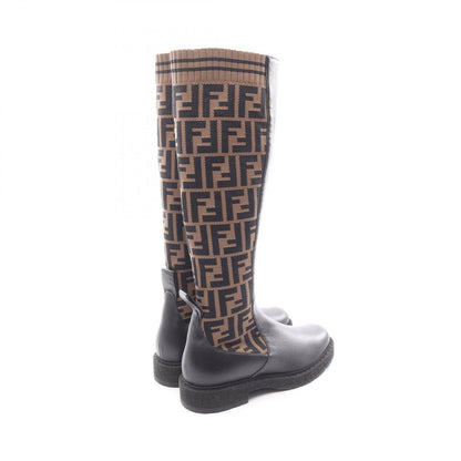 Fendi Boots Zucca Long Leather — view 2