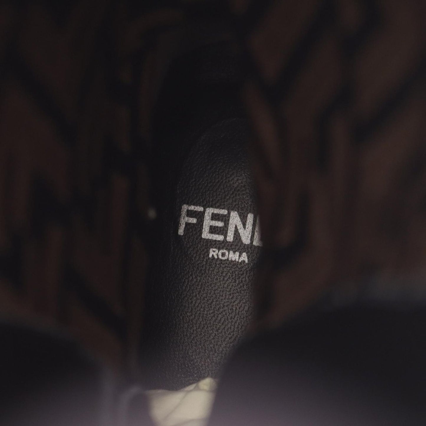 Fendi Boots Zucca Long Leather — view 5