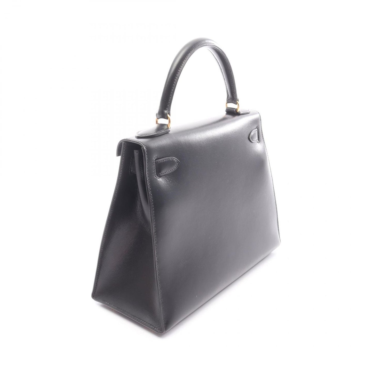 Hermes Handbag Kelly 28 Sellier 2-Way Black Calfskin — view 2